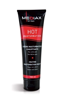 Rozgrzewający krem do masturbacji dla mężczyzn gęsta formuła i długie nawilżenie – Mediax For Men Hot Masturbation 150 ml