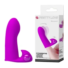 Wibrator na palec z wibracjami dyskretna stymulacja – Pretty Love Maxwell Purple