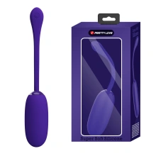 Wibrujące jajko bezprzewodowe z pilotem 12 trybów pamięć – Pretty Love Julius Egg Purple