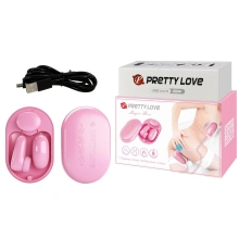 Jajeczko wibrujące + stymulator tapping 2w1 12 trybów – Pretty Love Magic Box Pink