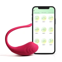 Jajko wibrujące sterowane aplikacją – App Love Egg Red