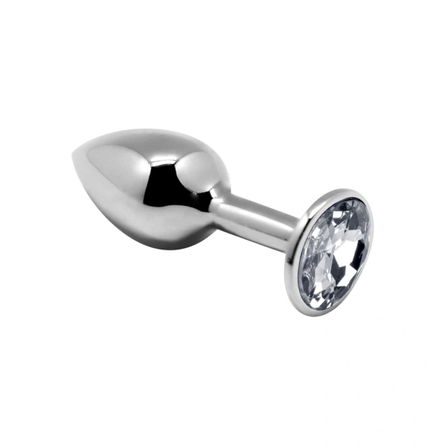 Mini Metal Butt Plug M clear