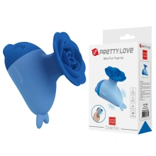 Niebieska Różyczka Dolphin stymulator – Pretty Love Dolphin – Blue