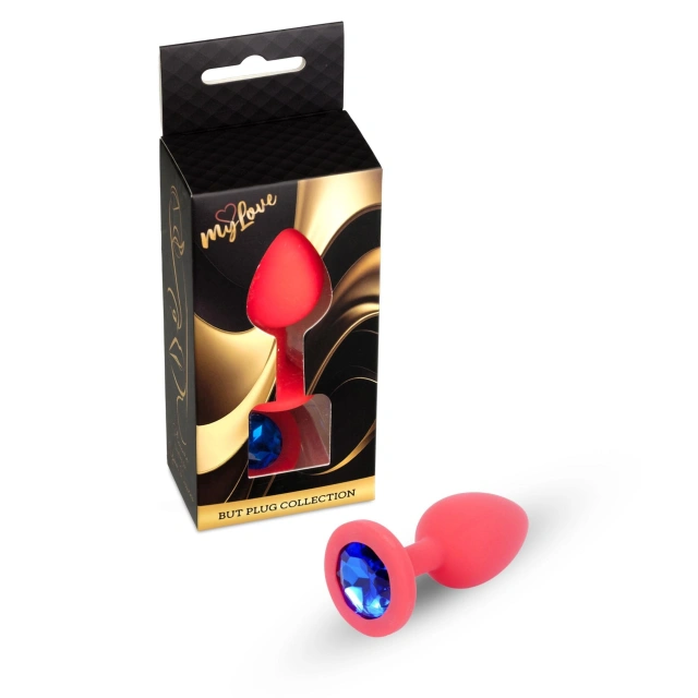 MyLove Toys - Jewellery Red Silicone PLUG Medium