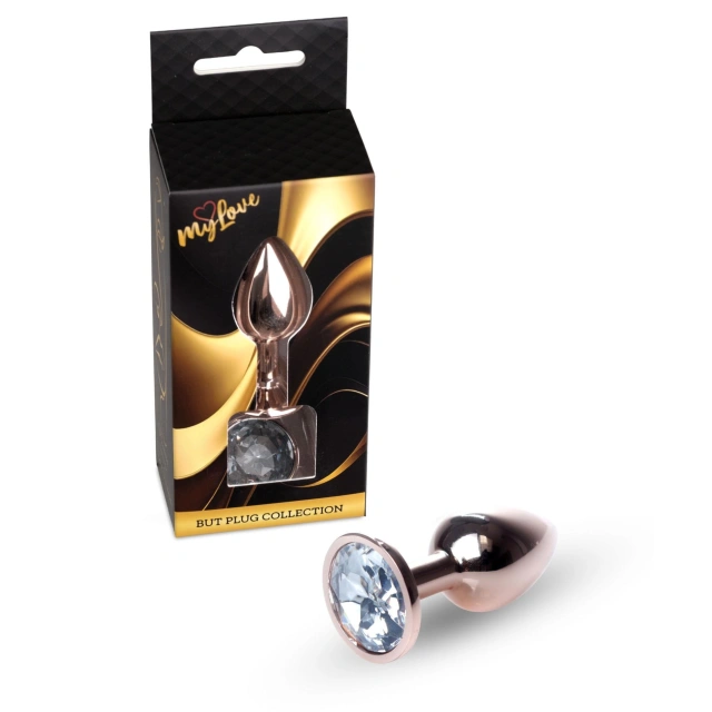 MyLove Toys - Jewellery Red Gold PLUG- Clear