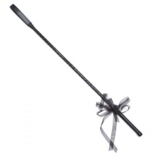 Szpicruta - Frustino Ribbon Horse Whip black