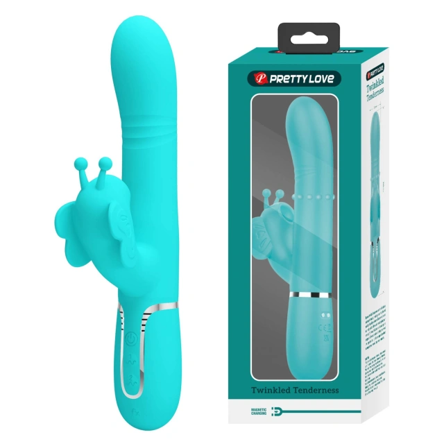 Pretty Love Twinkled Tenderness Turquoise – Rabbit Vibrator