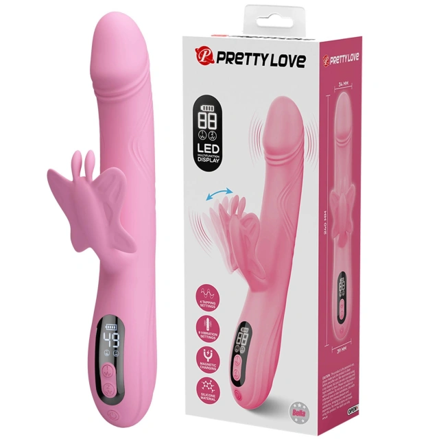 Pretty Love Bella Pink – Butterfly Rabbit Vibrator
