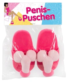 Kapcie penis różowe śmieszne kapcie erotyczne prezent