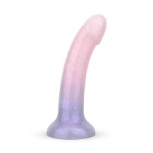 Smukłe realistyczne dildo z przyssawką świecące w ciemności 15,5 cm – Slim Realistic Dildo Glow in the Dark