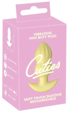 Cuties Vibrating Plug Yellow