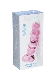 Crystal Heart Anal Dildo