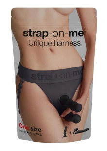 HARNESS LINGERIE UNIQUE- ONE SIZE - GREY