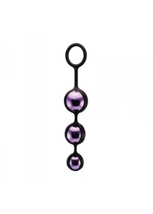 Kulki gejszy potrójne z obciążeniem stalowym silikonowe – TRIPLE PLEASURE BALLS Weighted Steel Balls Inside