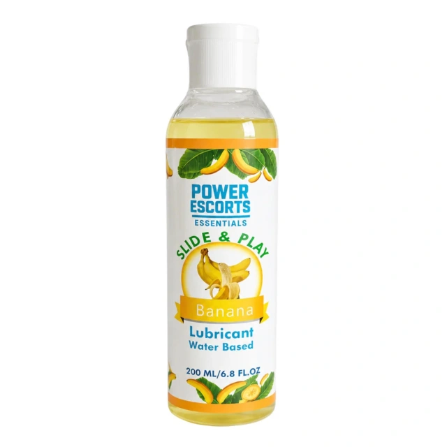Power Escorts - DR10 - Banana Water-Based Lubricant 200ml – Slide & Play Personal Lube