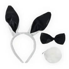 Strój Króliczka - Kinky Pleasure - Bunny Tiara & Bunny Tail
