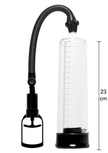 Pompka próżniowa dla mężczyzn z manometrem i kontrolą podciśnienia – Power Pump Black