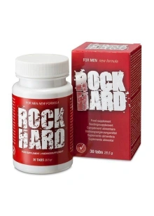 Tabletki dla mężczyzn na energię i witalność z żeń-szeniem i argininą – Rock Hard 30 kaps