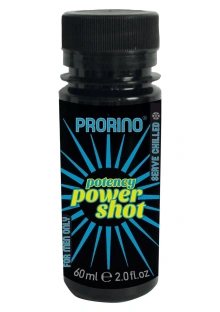 Shot dla mężczyzn suplement diety płynna formuła arginina żeń szeń 60 ml – Prorino Potency Power Shot