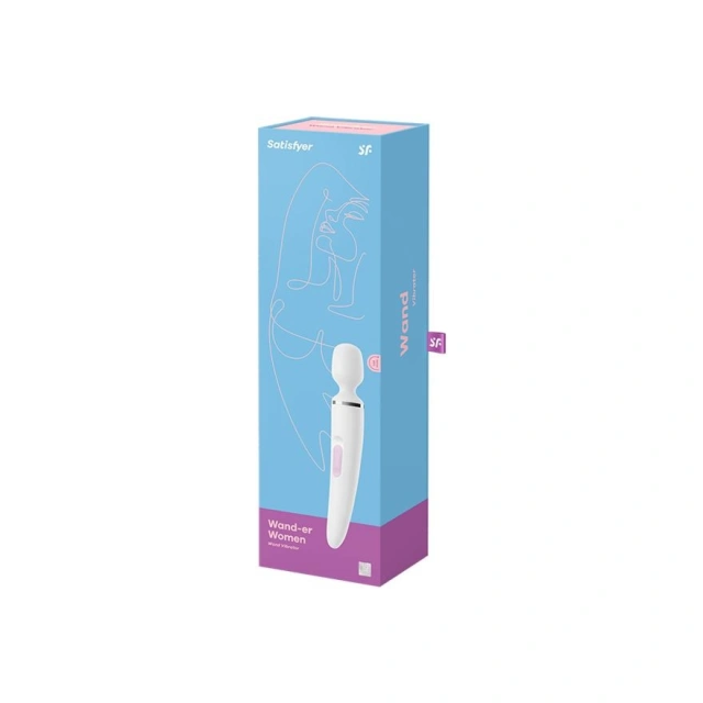 Wibrator - Satisfyer Wand-er Woman (White/Chrome)