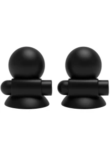 Vibrating Nipple Suckers Black
