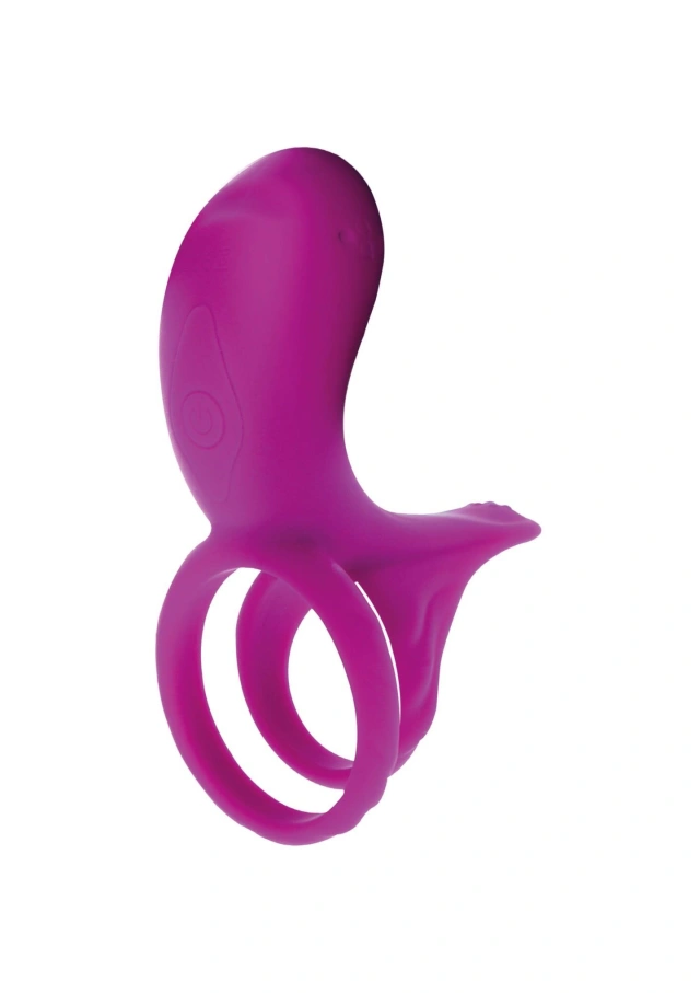 Wibrujący pierścień erekcyjny dla par ze stymulatorem łechtaczki – Couples Stimulator Ring Fuchsia