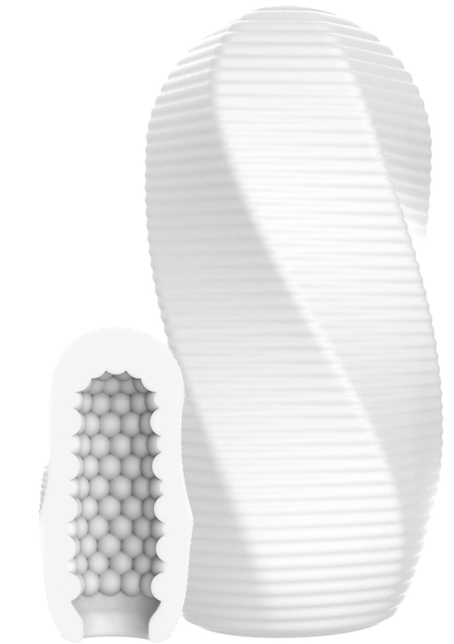 Medium Masturbator Swirl White