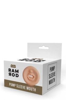 Nakładka do pompki z realistycznymi ustami dla mężczyzn – Ramrod Pump Sleeve Mouth