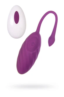 Vibrating egg A-Toys Purr, silicone, purple, 18 cm