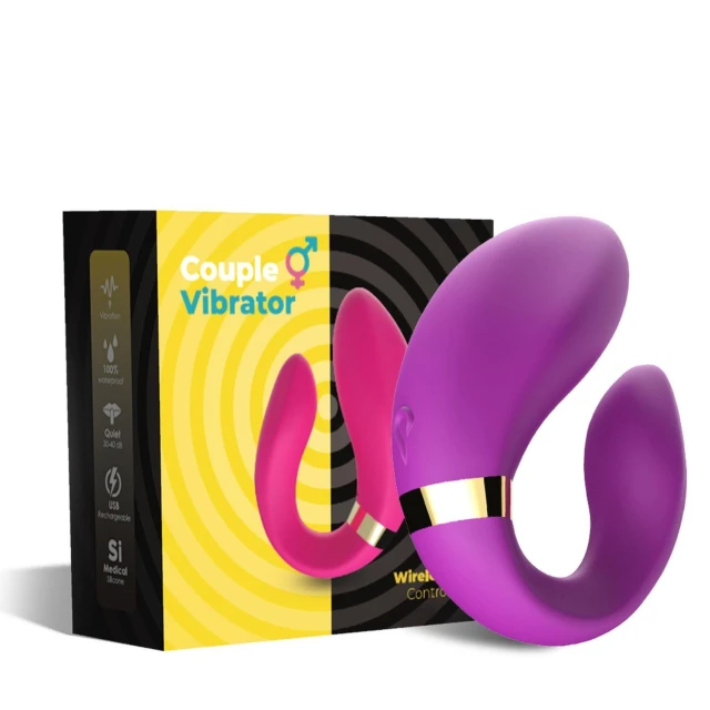 Wibrator dla Par - Crescent purple