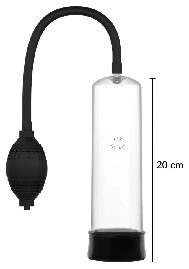 Pompka próżniowa dla mężczyzn z regulacją podciśnienia – Rising Star Penis Pump Transparent