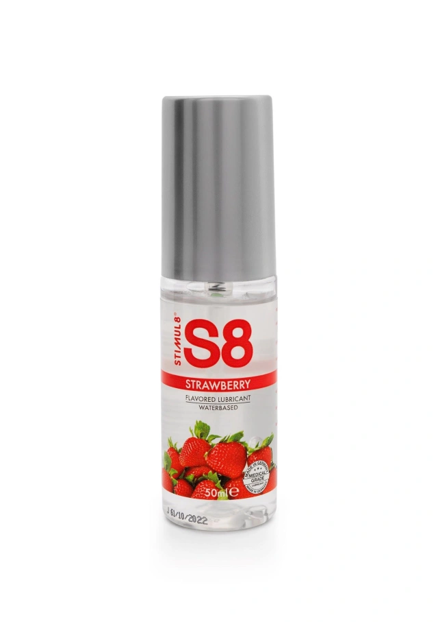 Truskawkowy lubrykant wodny – S8 WB Flavored Lube Strawberry 50 ml