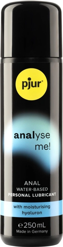 Wodny lubrykant analny Pjur Analyse Me! Comfort Glide z kwasem hialuronowym 250 ml