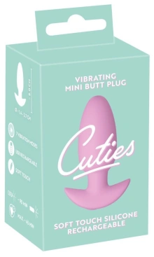 Cuties Vibrating Plug Rose