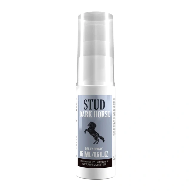 Spray opóźniający dla mężczyzn efekt chłodzenia i kontrola odczuć – Dark Horse Delay Spray 15 ml