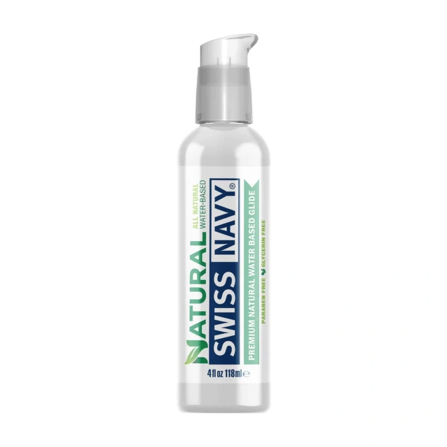 Natural - Premium All Natural Waterbased Lubricant - 4 fl oz / 118 ml