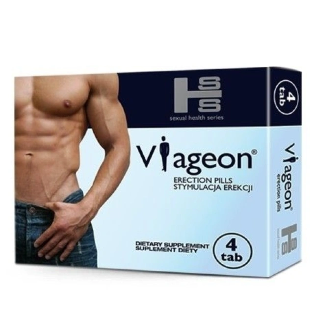 Viageon Suplement Diety Ułatwiający Erekcję 4Tabletki SHS