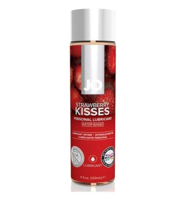 Lubrykant Jadalny O Smaku Truskawkowym H2O Lubricant Strawberry 120 Ml System JO