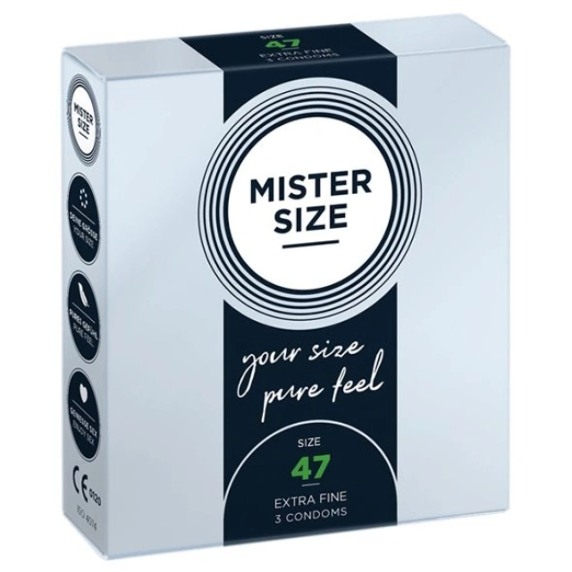 Condoms 47 Mm 3 Pieces Mister.Size