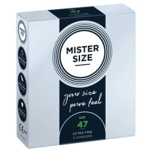 Condoms 47 Mm 3 Pieces Mister.Size