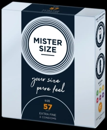 Condoms 57 Mm 3 Pieces Mister.Size