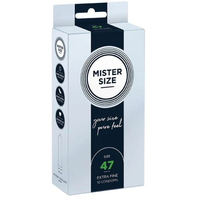 Condoms 47 Mm 10 Pieces Mister.Size