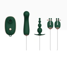 Zestaw Zabawek Erotycznych Dla Kobiet Quartet Set Green Qingnan
