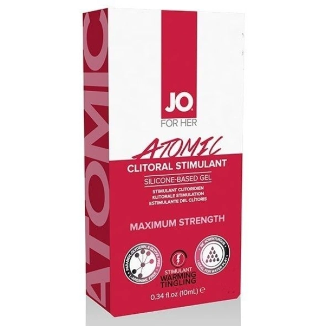 Lubrykant Rozgrzewający Do Łechtaczki For Her Clitoral Stimulant Warming Atomic 10 Ml System JO