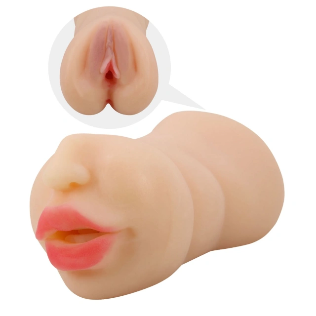 Dwustronny Masturbator Zoey Usta/Wagina 