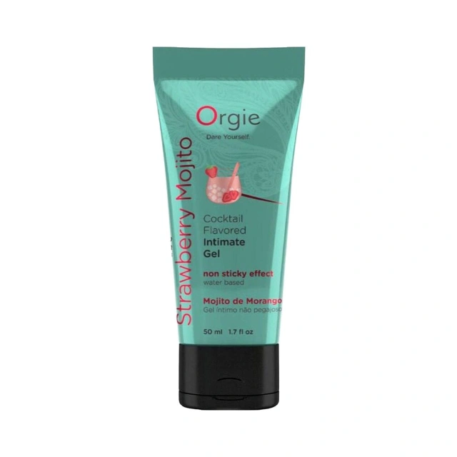 Lubrykant Jadalny Lube Tube Cocktail Strawberry Mojito 50Ml Orgie