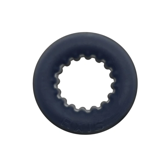 Pierścień erekcyjny Axis Rib Griphold Cockring Ice Black Oxballs