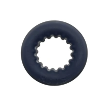 Pierścień erekcyjny Axis Rib Griphold Cockring Ice Black Oxballs