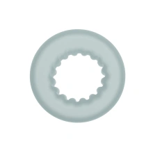 Pierścień erekcyjny Axis Rib Griphold Cockring Ice Clear Oxballs