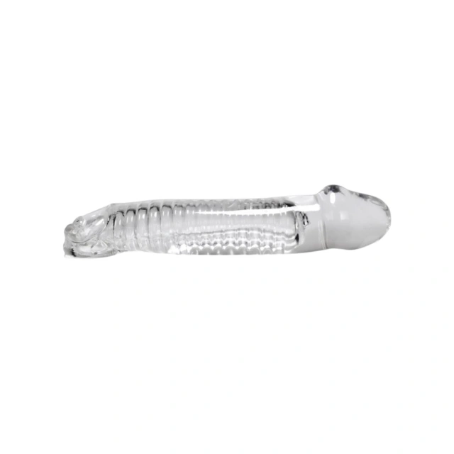 Przedłużka na penisa Muscle Cocksheath Clear Oxballs